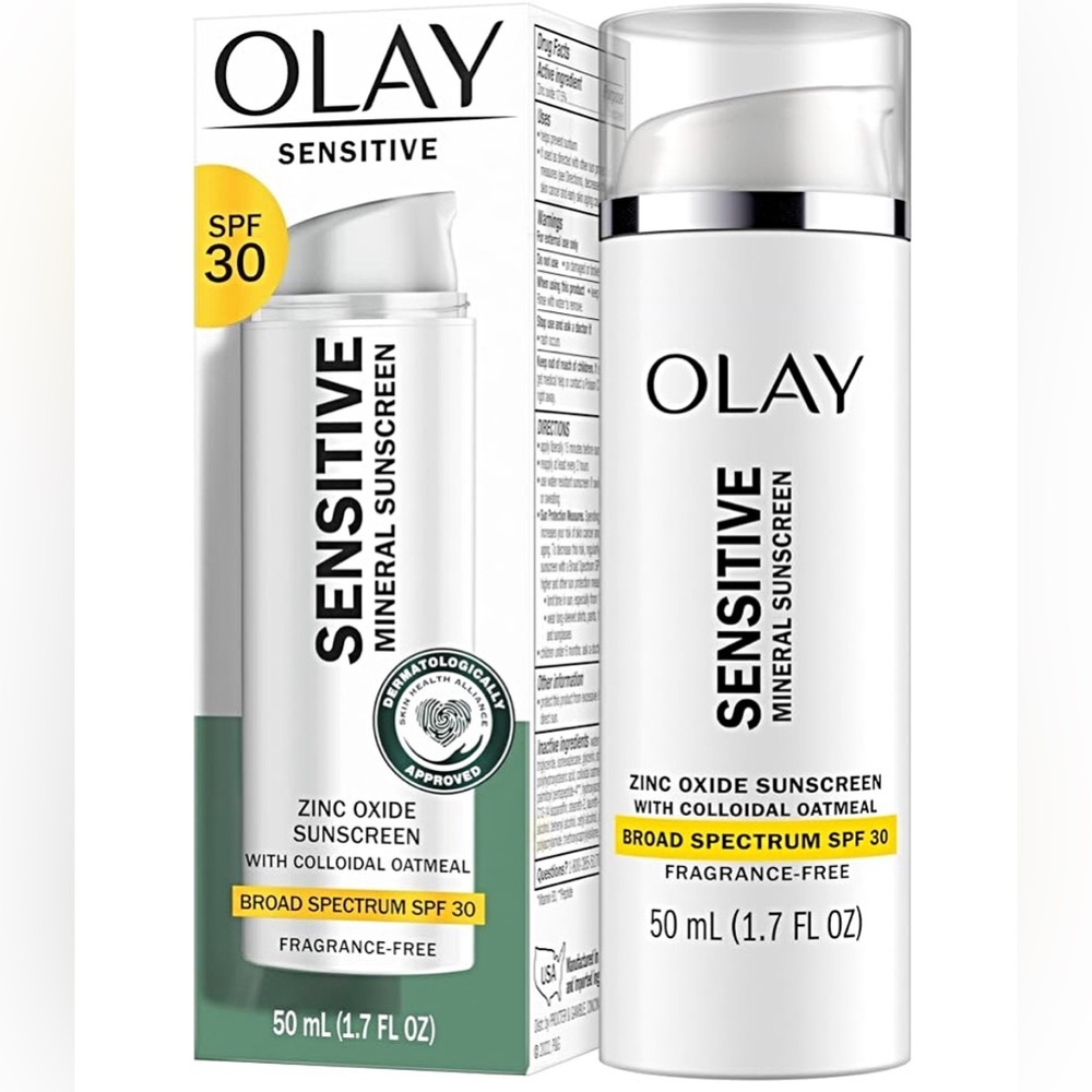 🆕 OLAY White Sensitive Suncare SPF 30